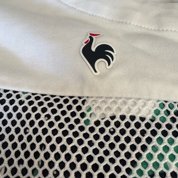 Le Coq Sportif  cropped shirt woman’s large - Picture 5 of 10